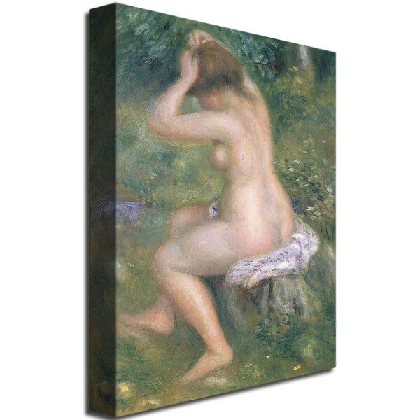 Pierre-Auguste Renoir 'A Bather, 1885-90' Canvas Art ,35x47